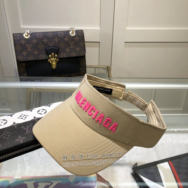 Balenciaga男女同款帽子 巴黎世家空頂遮陽帽  mm1076